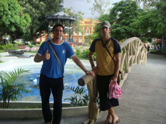 Und so mussten wir halt stehen