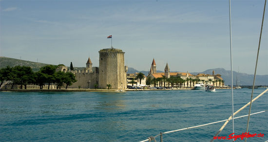 Anfahrt auf Trogir