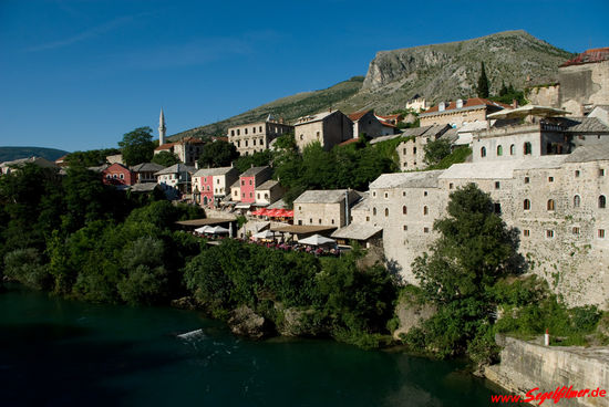 Blick von der Brücke auf den Ostteil der Altstadt