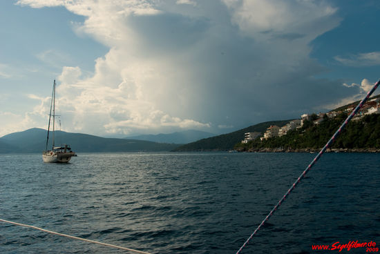 Blick aus der Bucht heraus in Richtung Nordwest