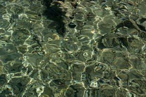 Immer wieder sind wir erstaunt und erfreut über dieses glasklare Wasser in Kroatien