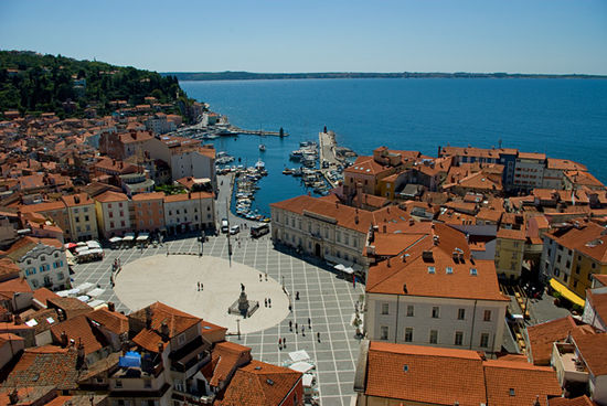 Der Tartini-Platz in Piran