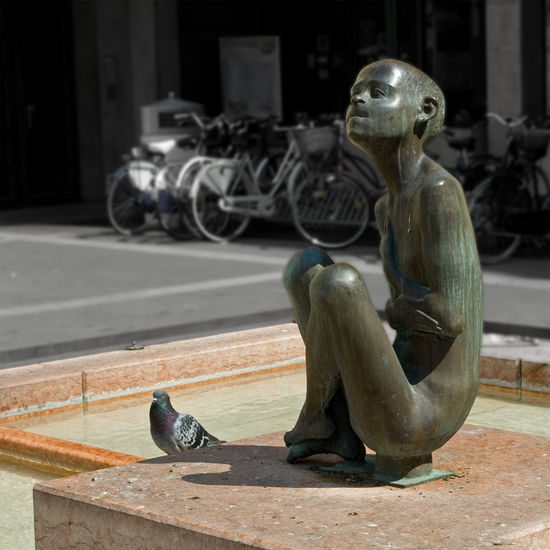Skulptur im Stadtzentrum