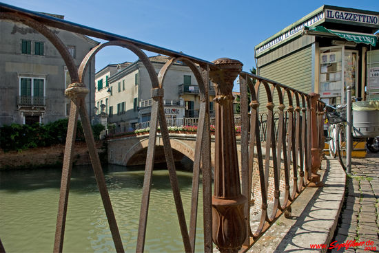Der Canal Biancho ist heute das einzige Gewässer in der Stadt.