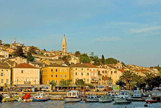 Im Stadthafen von Mali Losinj