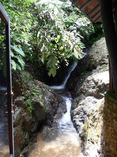 Wasserfall vom Fenser aus