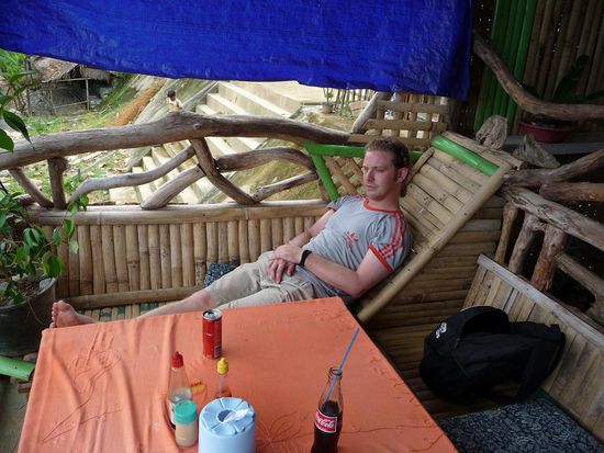 Relaxen vor dem Mitagessen