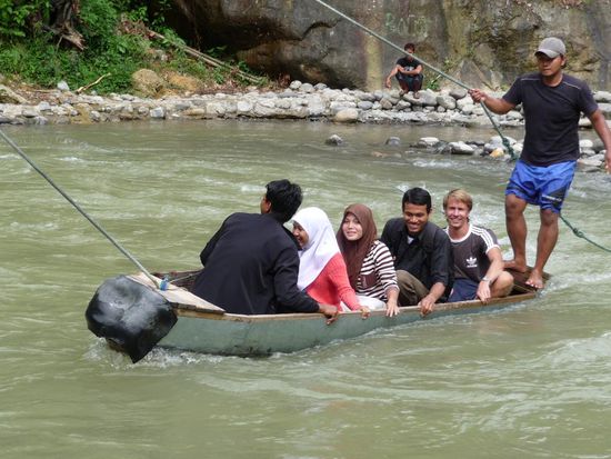 Das wirkich sehr Wacklige Boot 