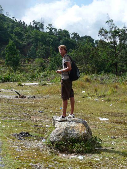 Die Aussicht von diesem Stein muss ja wahnsinnig gewesen sein 