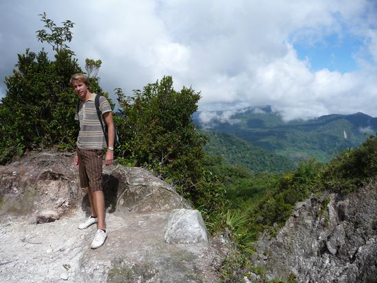 Hier oben wars dann schon besser mit der Aussicht