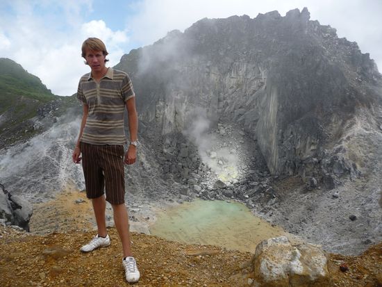 Stephan auf dem Gipfel