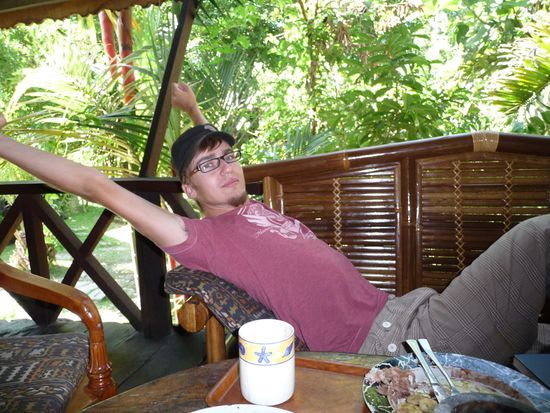 Das ist Petri, unser Mitbewohner aus Finnland