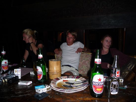 Ja, Alkohol gabs auch 