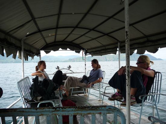 Jana, Kerstin und Rob kamen auch mit uns mit