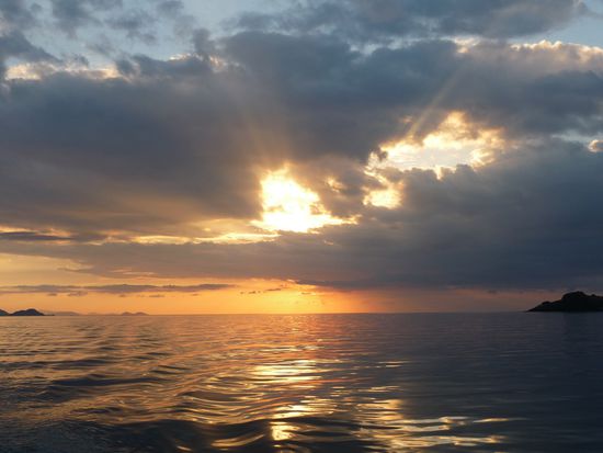 Wir genossen es richtig