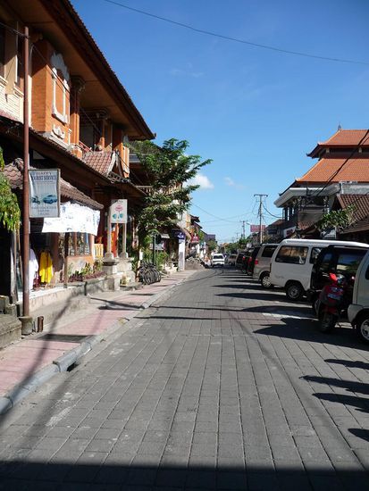 Hauptstrasse in Ubud