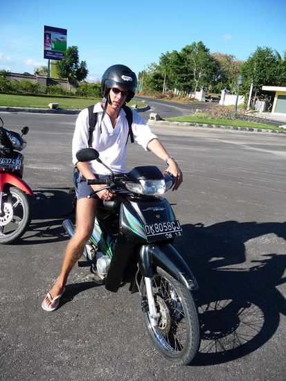 Stephan auf dem Bike