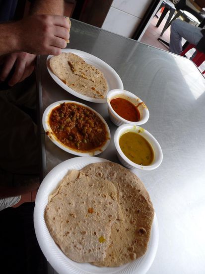 Unser Mittagessen
Sieht zwar nicht wahnsinnig gut aus, aber es war wahnsinnig gut!!!