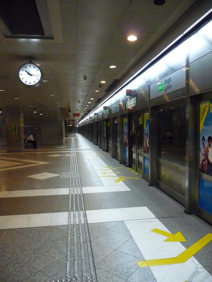 U-Bahn Station in Singapur