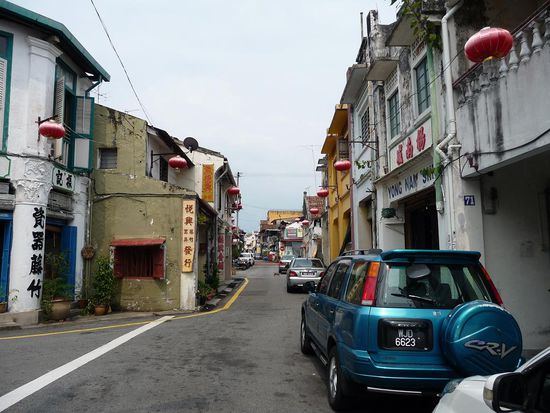 Seitenstrasse in Chinatown