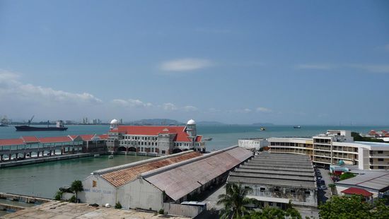 Blick rueber ans Festland nach Butterworth