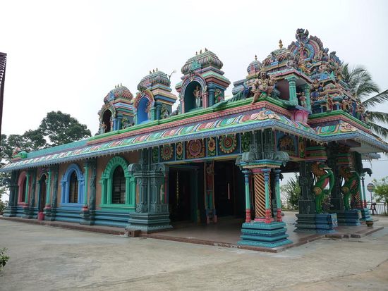 Tempel auf dem Gipfel