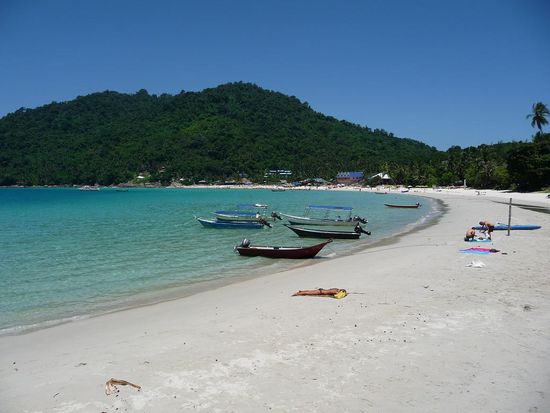 Long Beach auf Perhentian Kecil