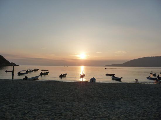 Sonnenaufgang am Longbeach