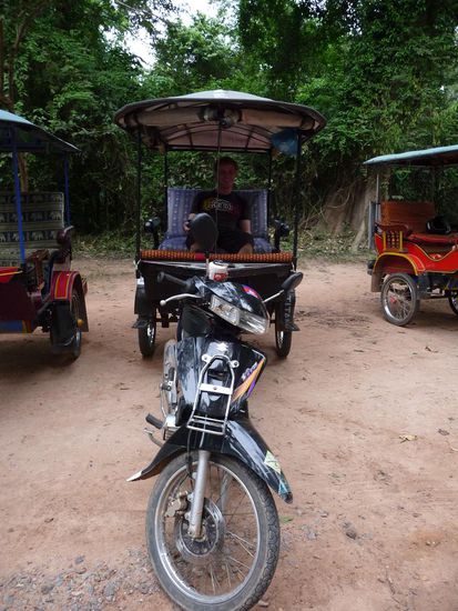 Ich im Tuk Tuk
war echt gemuetlich