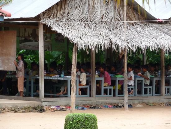 Eines der Klassenzimmer