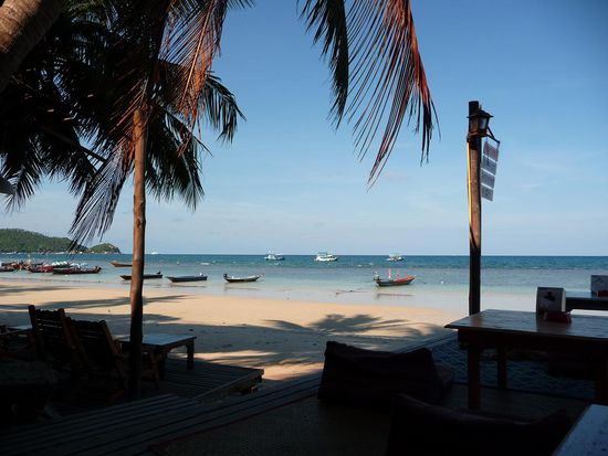 Mein letztes Fruehstueck am Strand 