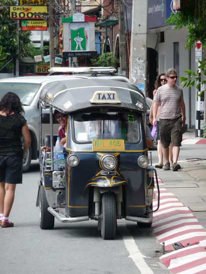 Tuk Tuk's gabs natuerlich auch hier 