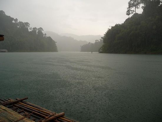 Am Abend hats ein wenig geregnet.