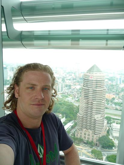 Ich auf der Skybridge