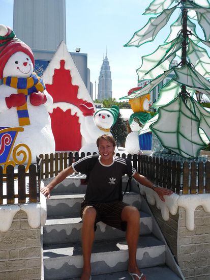 Im Anschluss haben wir uns dann im Menara Snowpark ein wenig abgekuehlt 