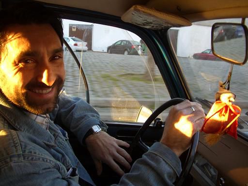 ...und hab mich dann zur Herberge fahren lassen...und weils so toll war, gibts es jetzt in Spanien, das erste...