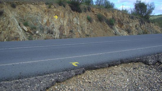 ...dann fuehren einen die Pfeile mal auf die Strasse...