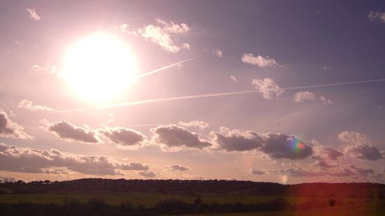 ...und schoene Bilder im Himmel....