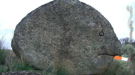 ...rauchende Andi-Steine...