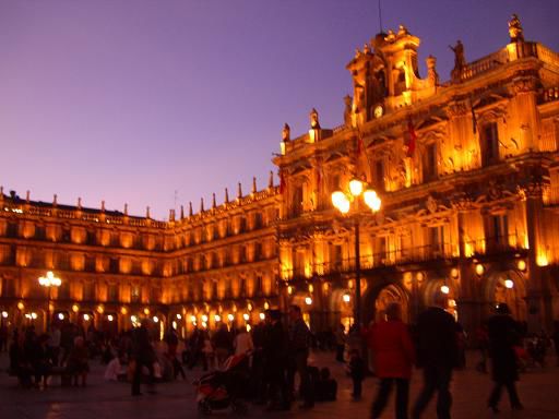 Plaza de Major in Salamanca @ night