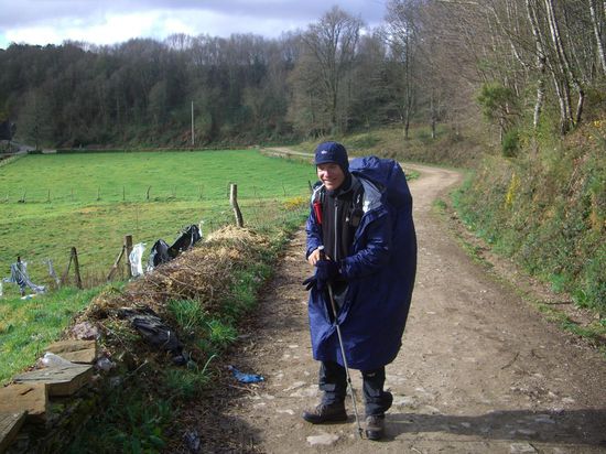 mein Pilgerfreund aus der Slowakei
Andrej im Raumfahrtsanzug!
