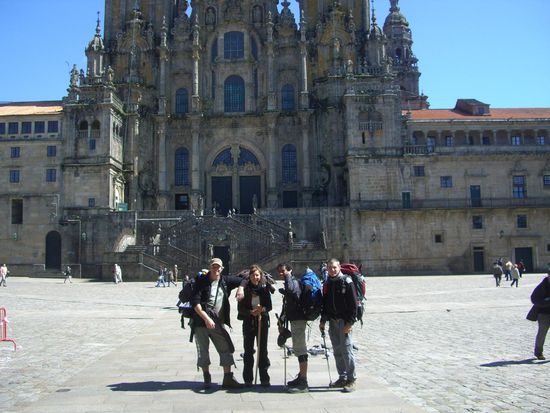 ...und dort lass ich mich erstmal fotografieren...