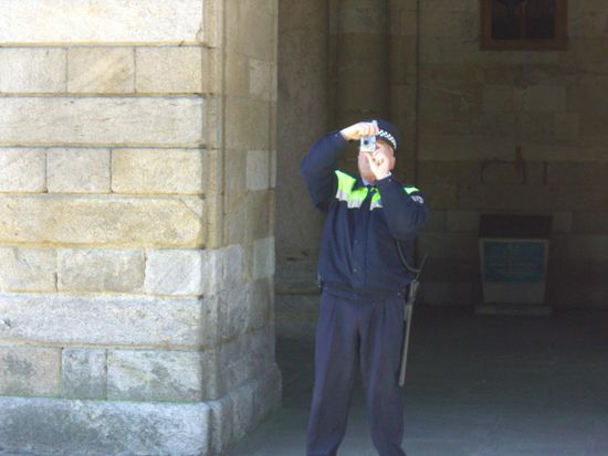 ..natuerlich von meinen besten spanischen Freunden, der Policia Local!!