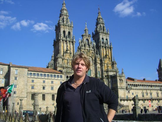 ...und ich auch! An dem naechsten morgen bin ich weiter nach Finistterre losmarschiert!!!!