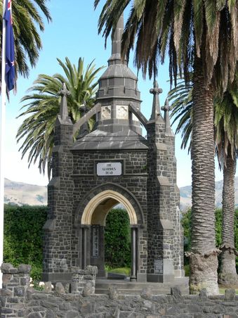 Denkmal in Akaroa