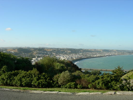 Blick auf Oamaru