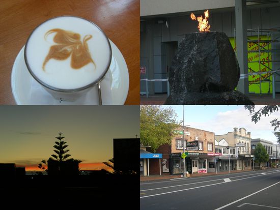 1. Kaffe-Kunst, 2. Auckland Downtown
4. letzter Sonnenuntergang, 4. Parnell
