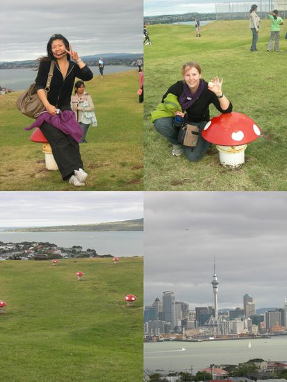 Ayami und ich auf dem Mt. Victoria