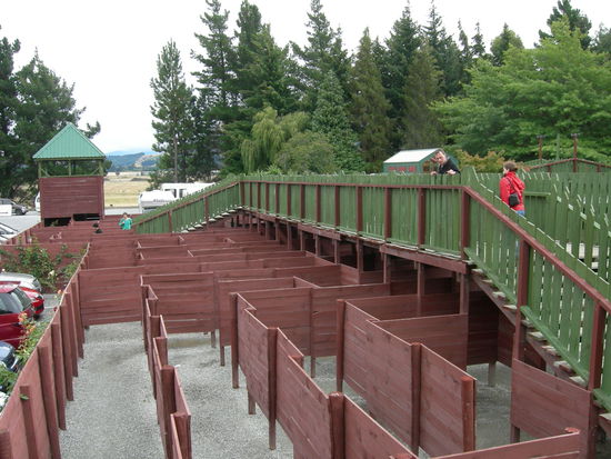 Labyrinth im Puzzling World