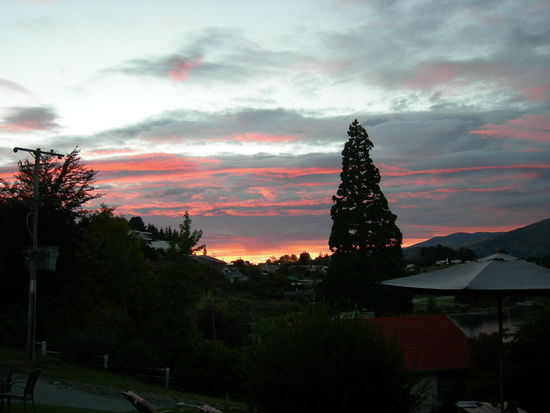 in Wanaka. Es lohnt sich frueh aufzustehen!